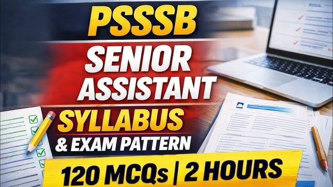 PSSSB Senior Assistant Syllabus 2026