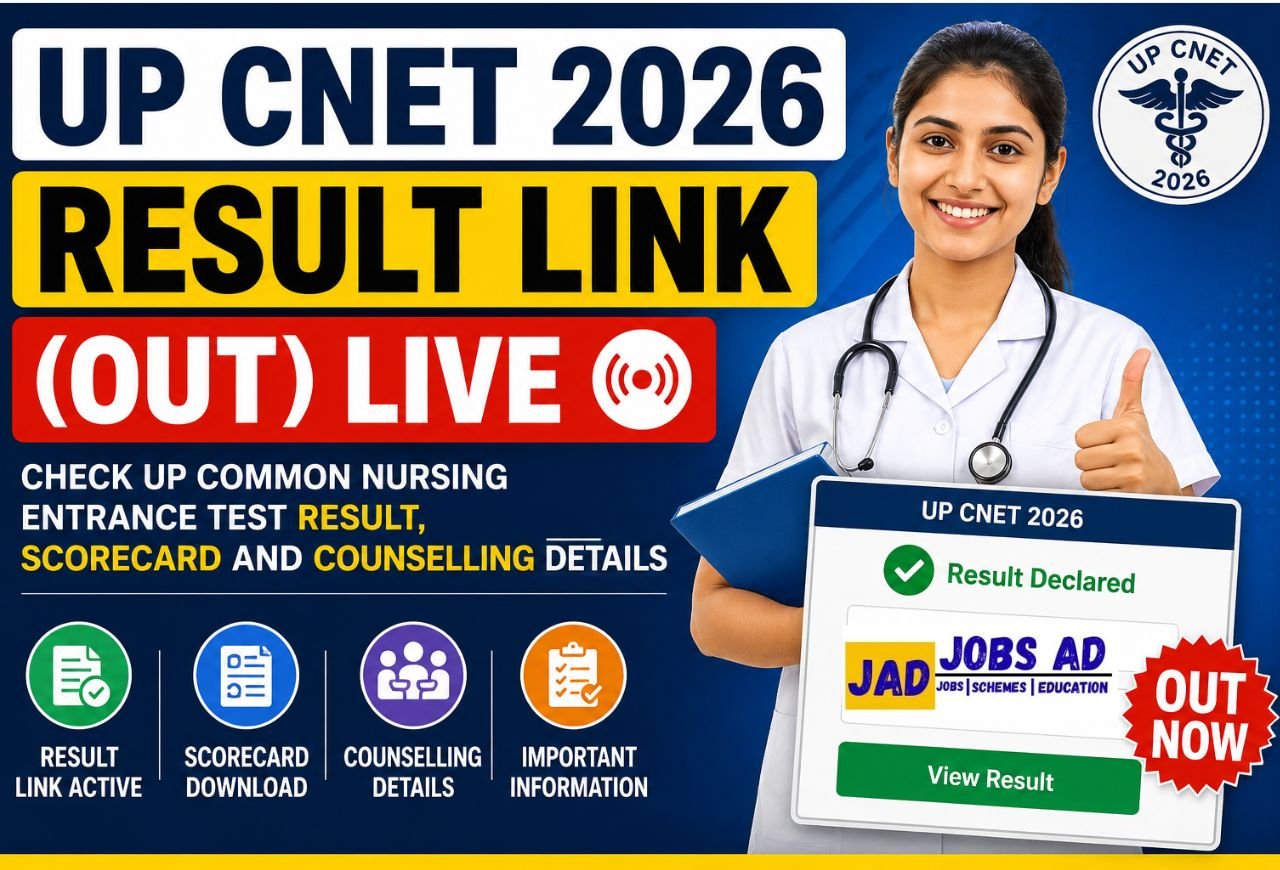 UP CNET 2026 Result Link